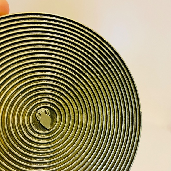 L'Objet Empty White Limoges Porcelain Candle Holder Jar Container with Brass Lid - Picture 6 of 11